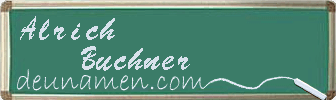 Alrich Buchner Visitenkarte